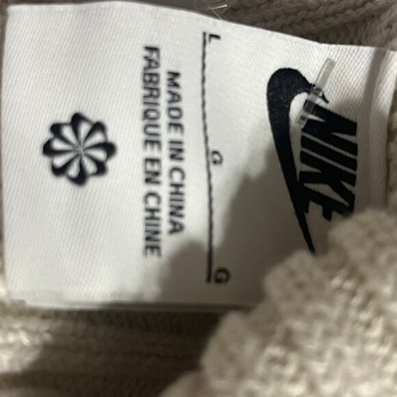 Nike Life Men's Cable Knit Turtleneck Sweater Light Bone L - Picture 7 of 9